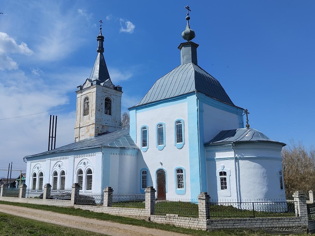 фасады. Церковь иконы Божией Матери "Всех скорбящих Радость", Большие Печерки (Шатковский район, Нижегородская область)