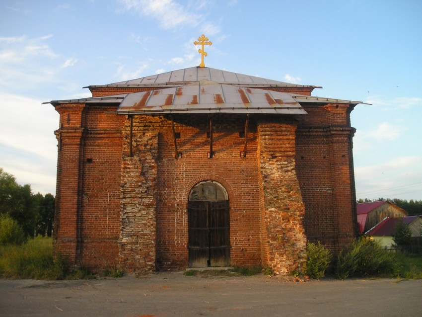 Владимирское. Церковь Николая Чудотворца. фасады