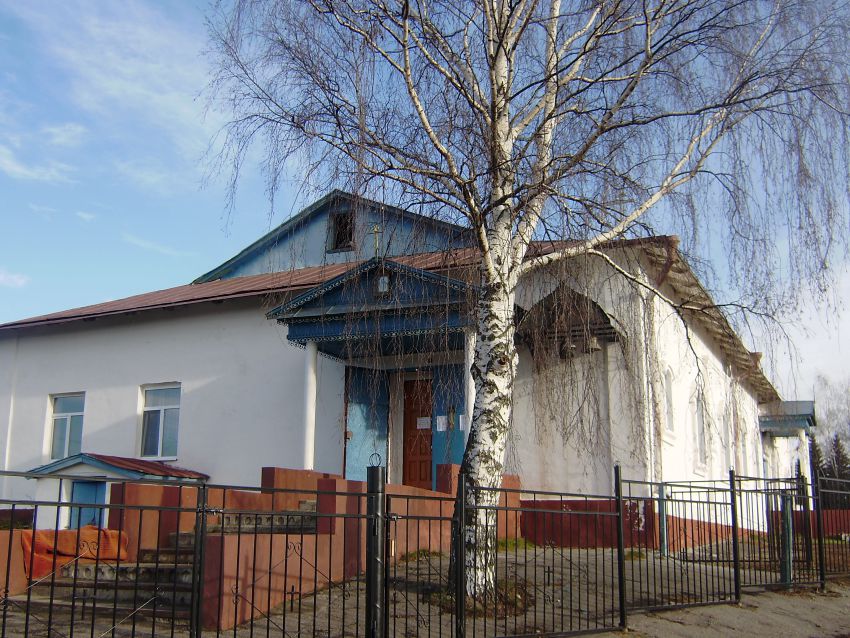 Церковь Преображения Господня, Спасское (Спасский район, Нижегородская область). общий вид в ландшафте