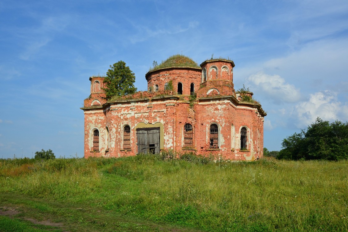 Церковь Троицы Живоначальной, Троице-Орловка (Скопинский район и г. Скопин, Рязанская область). фасады, Западный фасад