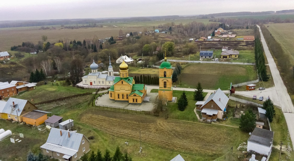 Казанский женский монастырь, Колюпаново (Алексин, город, Тульская область). общий вид в ландшафте, Вид с севера