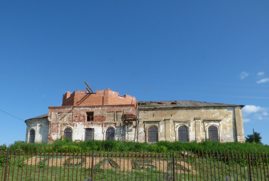 Церковь Димитрия Солунского, Толба (Сергачский район, Нижегородская область). фасады, Восстановление храма Димитрия Солунского.