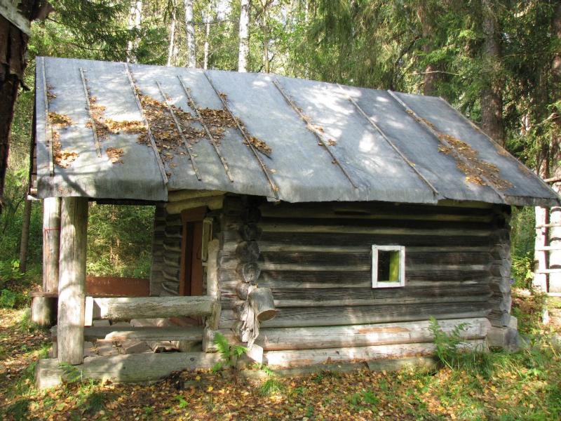 Часовня Пантелеимона Целителя, Ульянино (Тихвинский район, Ленинградская область). общий вид в ландшафте