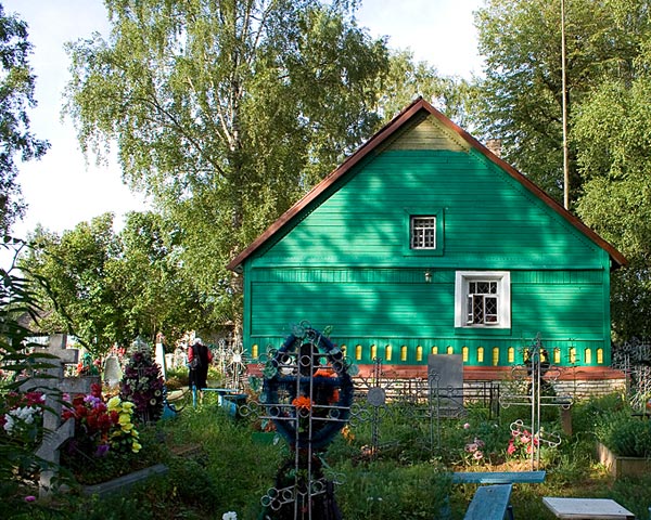 Церковь Тихвинской иконы Божией Матери, Дерглец (Волотовский район, Новгородская область). фасады, Восточный фасад