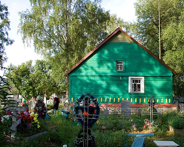 Дерглец. Церковь Тихвинской иконы Божией Матери. фасады, Восточный фасад