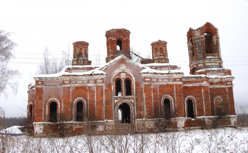 Церковь Смоленской иконы Божией Матери, Нершево (Вачский район, Нижегородская область). фасады