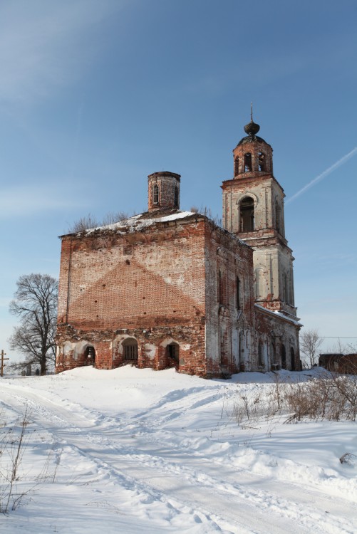 Церковь Смоленской иконы Божией Матери, Устье (Ярославский район, Ярославская область). фасады