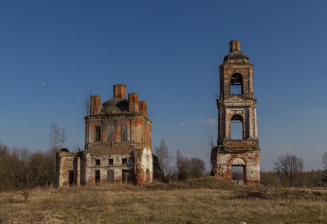 Рыжиково. Церковь Николая Чудотворца. фасады