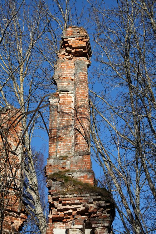 Церковь Покрова Пресвятой Богородицы, Покровское- на-Ухре, урочище (Даниловский район, Ярославская область). архитектурные детали