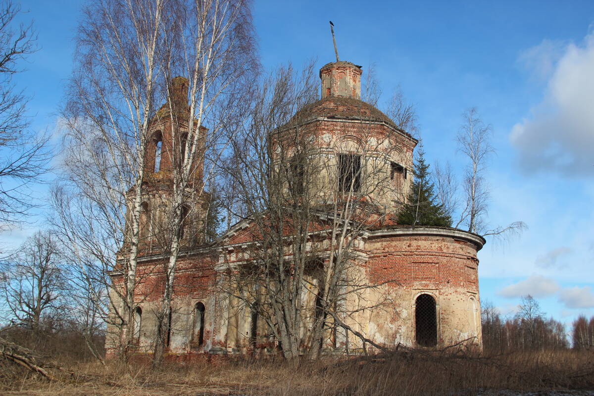 Церковь Казанской иконы Божией Матери, Филиппово (Большесельский район, Ярославская область). фасады