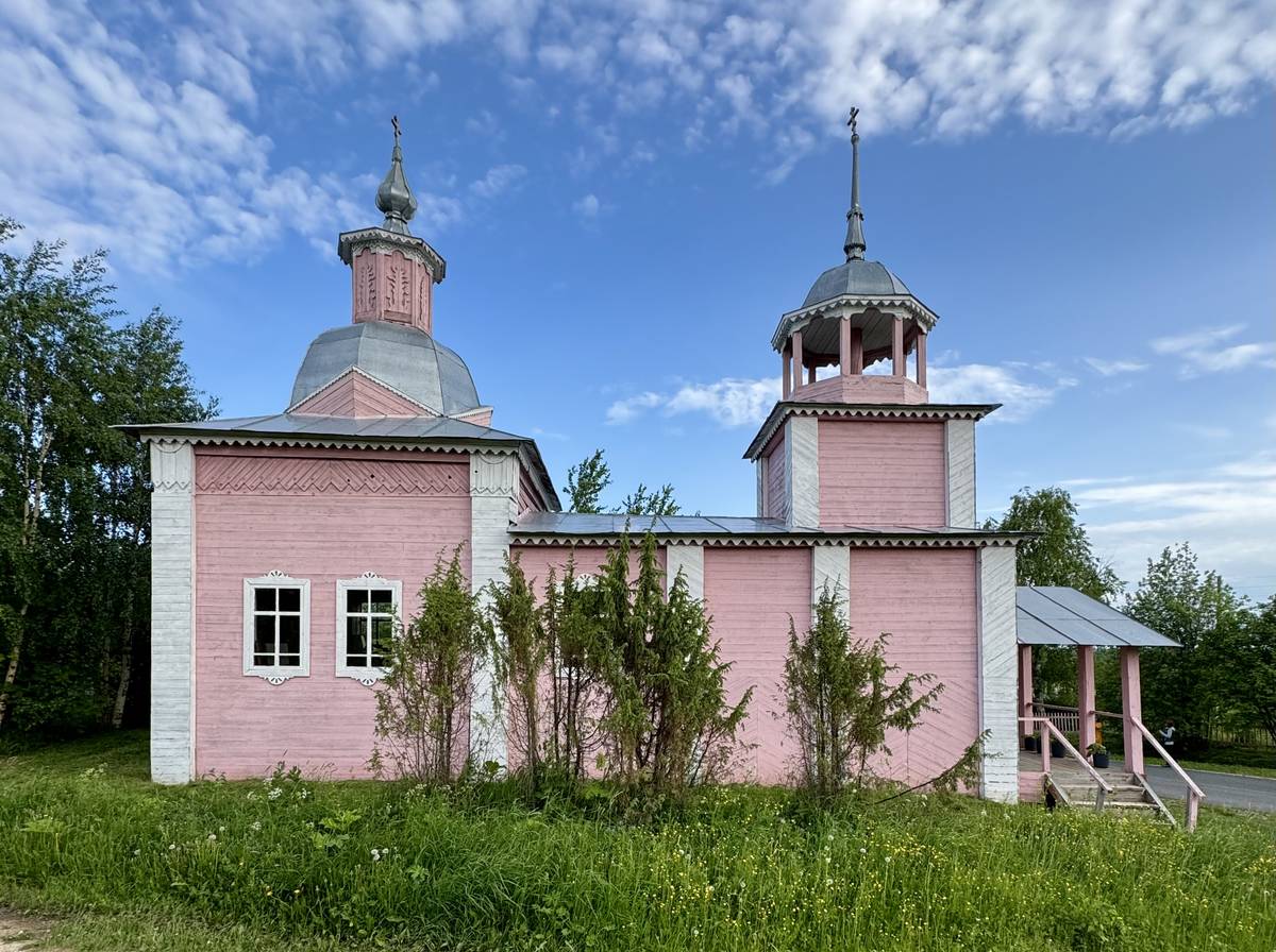 Северный фасад, фасады. Часовня Петра и Павла, Каргорт (Сыктывдинский район, Республика Коми)