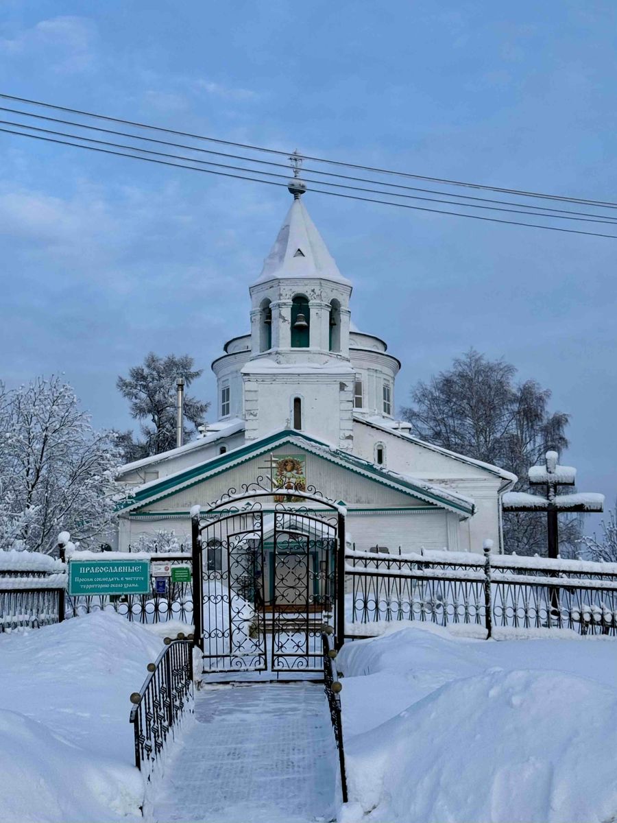 фасады. Церковь Вознесения Господня, Ыб (Сыктывдинский район, Республика Коми)