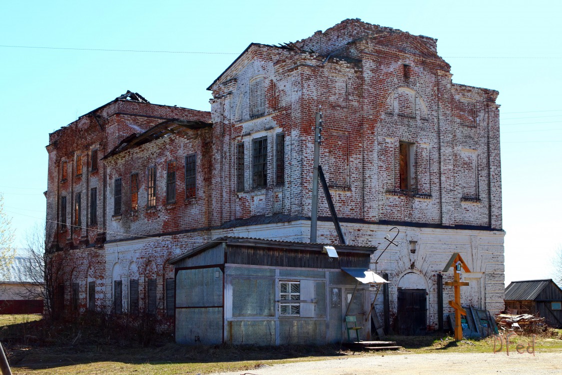 Церковь Михаила Архангела, Гам (Усть-Вымский район, Республика Коми). фасады