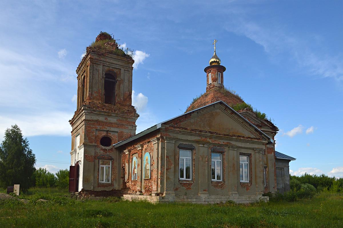 фасады. Церковь Михаила Архангела, Волково (Узловский район, Тульская область)