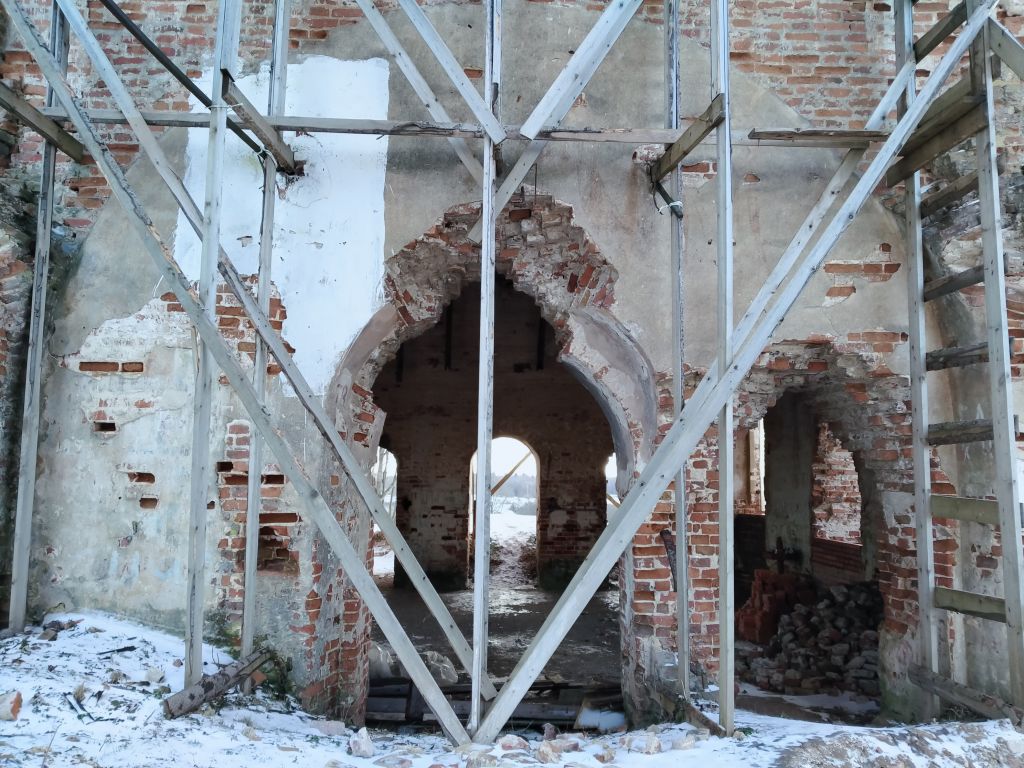 Церковь Рождества Пресвятой Богородицы, Монино (Нелидовский городской округ, Тверская область). интерьер и убранство
