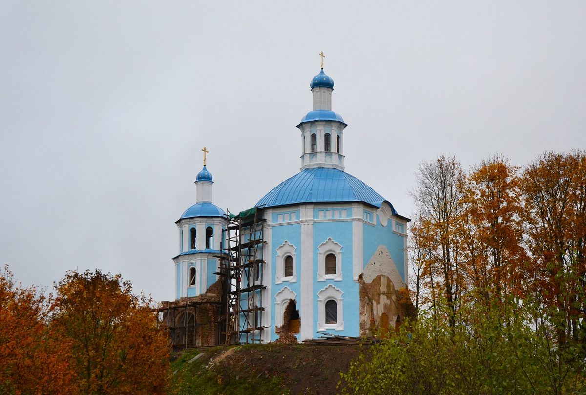 Церковь Рождества Пресвятой Богородицы, Монино (Нелидовский городской округ, Тверская область). фасады