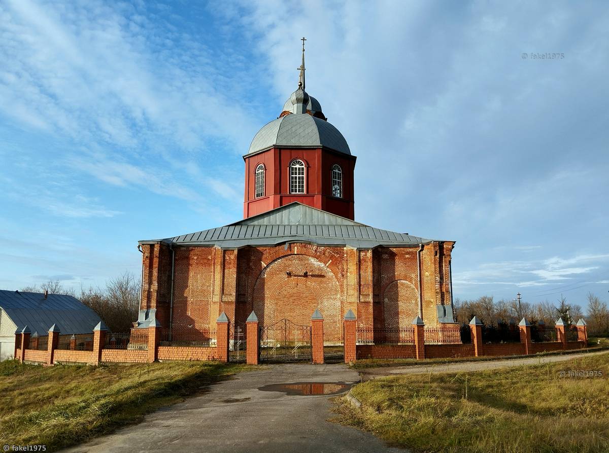 фасады. Церковь Михаила Архангела, Романово (Лебедянский район, Липецкая область)