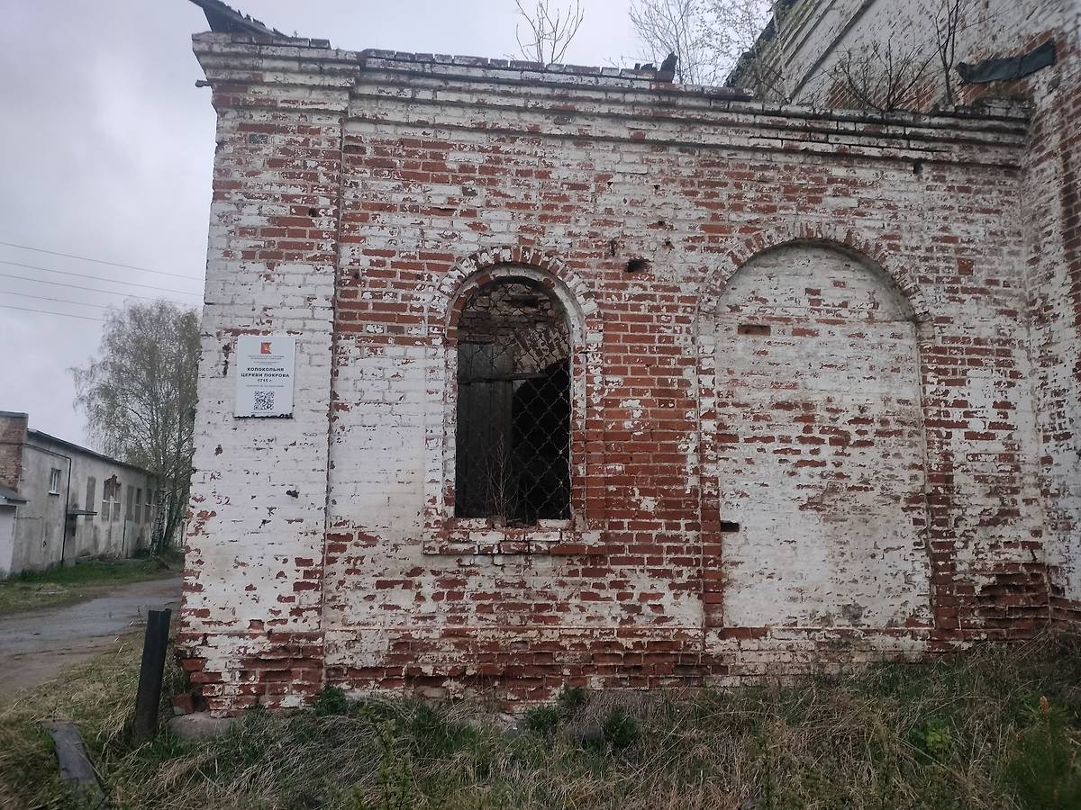 архитектурные детали. Церковь Покрова Пресвятой Богородицы на Красной горе, Великий Устюг (Великоустюгский район, Вологодская область)