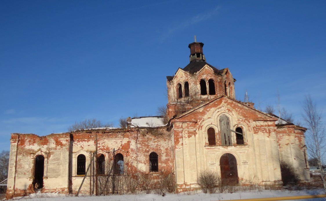 Церковь Троицы Живоначальной, Какино (Гагинский район, Нижегородская область). фасады