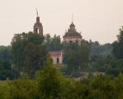 Церковь Казанской иконы Божией Матери, Вид из деревни Уткино<br>, Филиппово, Большесельский район, Ярославская область