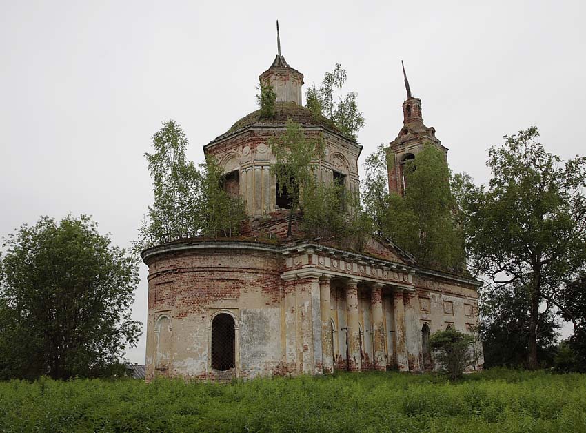 Церковь Казанской иконы Божией Матери, Филиппово (Большесельский район, Ярославская область). фасады