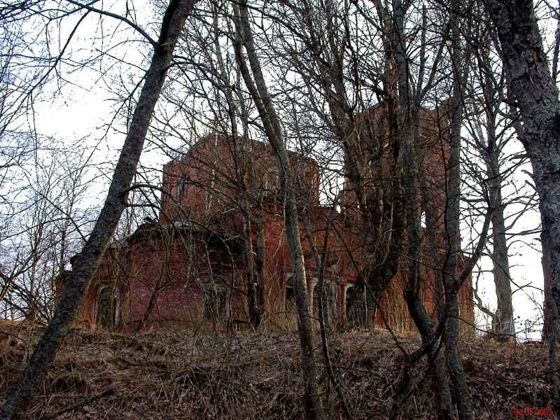 Церковь Рождества Пресвятой Богородицы, Алатовщина (Бологовский район, Тверская область). общий вид в ландшафте