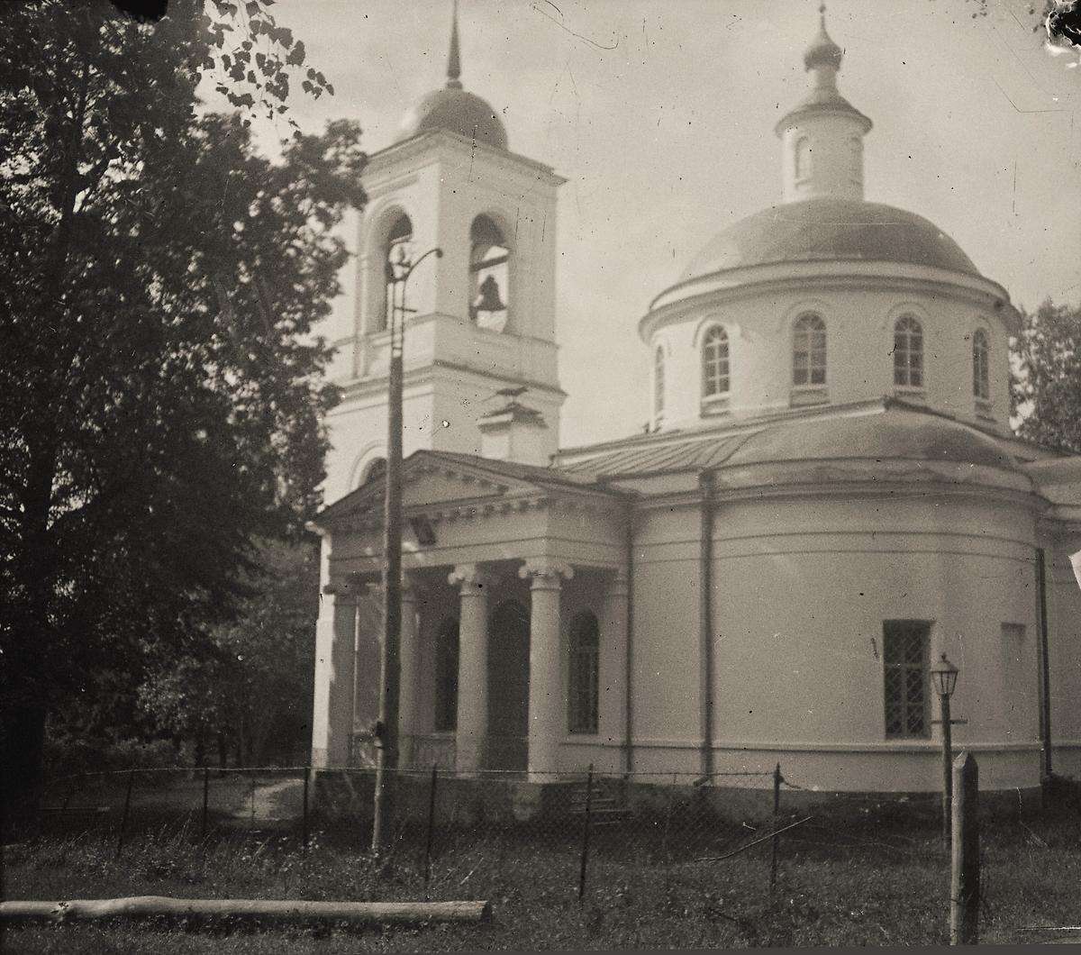 Фото 1927 г. Фотограф: Губарев А. А. С сайта: pastvu.com, архивная фотография. Церковь Владимирской иконы Божией Матери, Красково (Люберецкий городской округ, гг. Лыткарино, Котельники, Московская область)