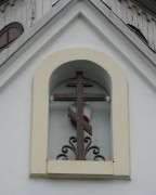 Церковь Антония, Иоанна и Евстафия, Крест на западном фасаде<br>, Таураге, Таурагский уезд, Литва