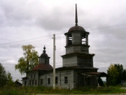 Церковь Николая Чудотворца, вид с северо-запада<br>, Вёздино, Усть-Вымский район, Республика Коми