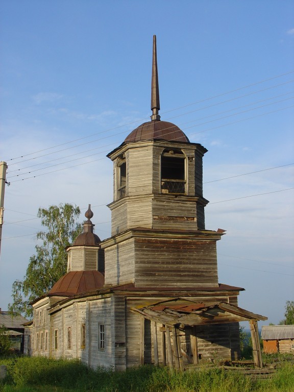 Церковь Николая Чудотворца, Вёздино (Усть-Вымский район, Республика Коми). фасады