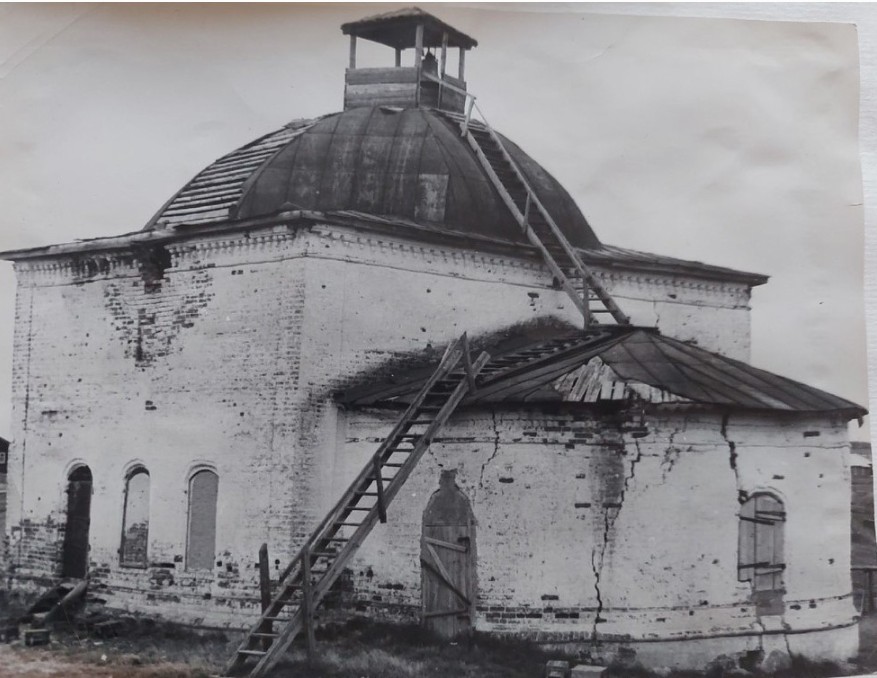 Михаило-Архангельский мужской монастырь. Церковь Стефана Пермского, Усть-Вымь (Усть-Вымский район, Республика Коми). архивная фотография, из фондов Усть-Вымского музея