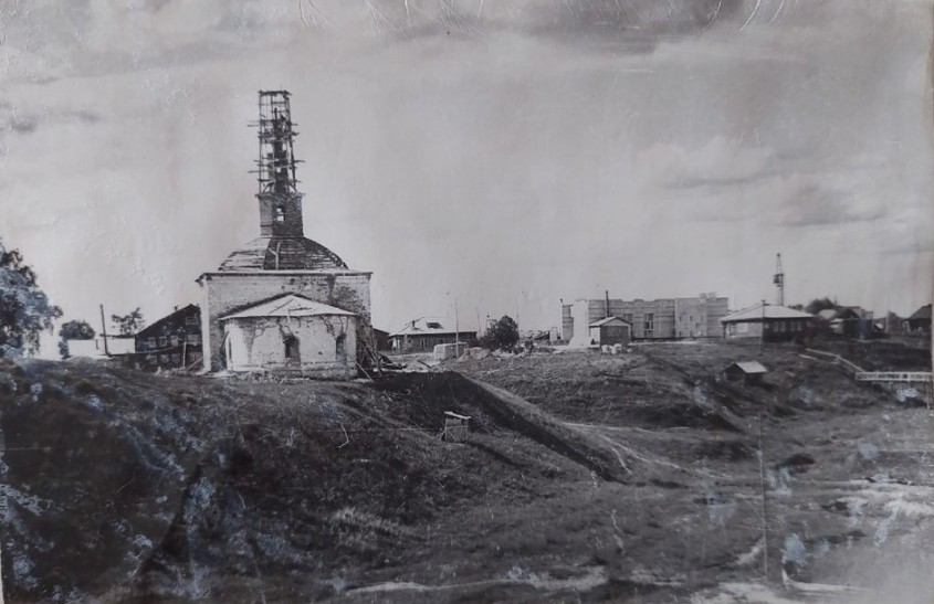 Михаило-Архангельский мужской монастырь. Церковь Стефана Пермского, Усть-Вымь (Усть-Вымский район, Республика Коми). архивная фотография, из фондов Усть-Вымского музея