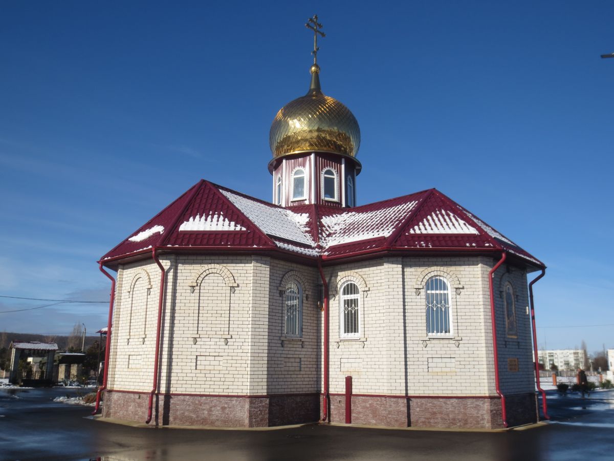 Майкоп. Церковь Георгия Победоносца при войсковой части 09332. фасады