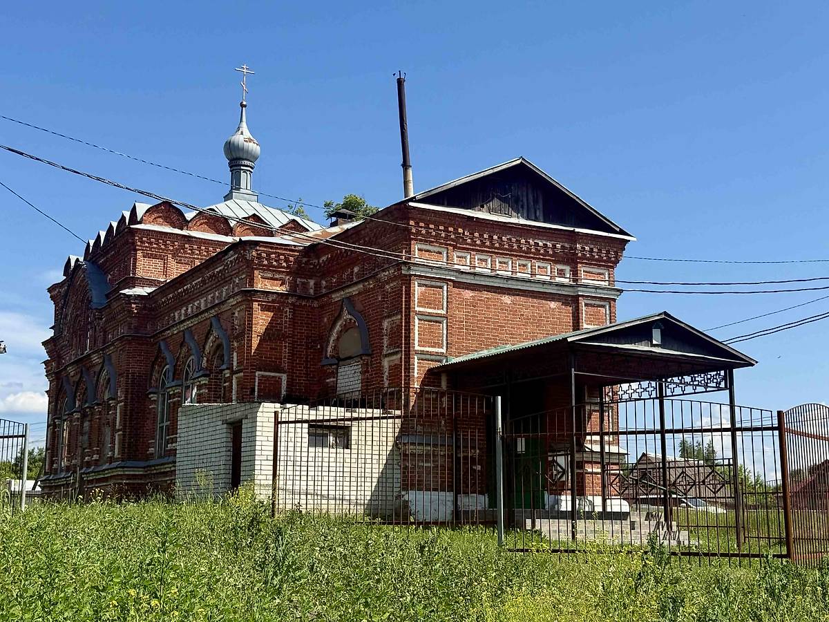 фасады. Церковь Василия Великого, Мячково (Володарский район, Нижегородская область)