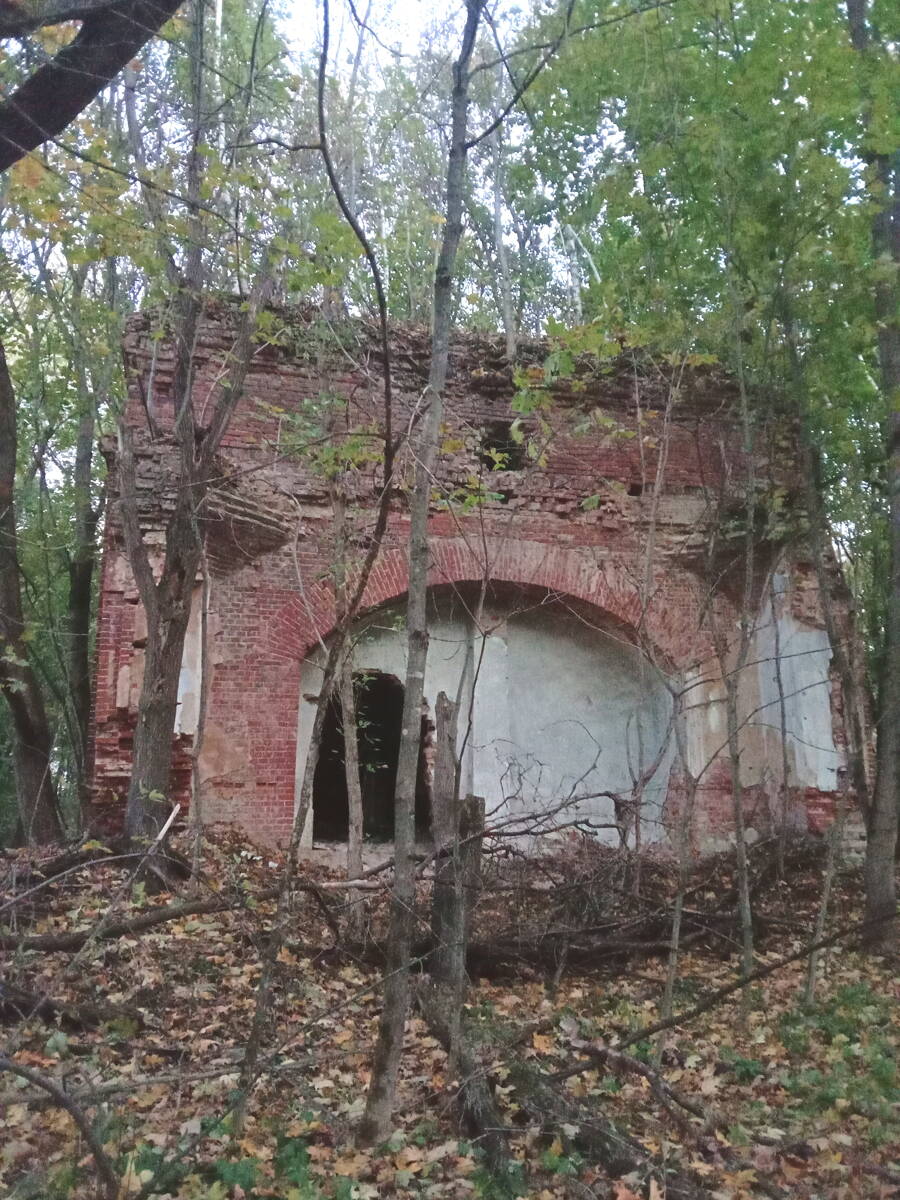 Церковь Владимирской иконы Божией Матери, быв. Богородице-Владимирской женской пустыни, Липово (Щёкинский район, Тульская область). фасады