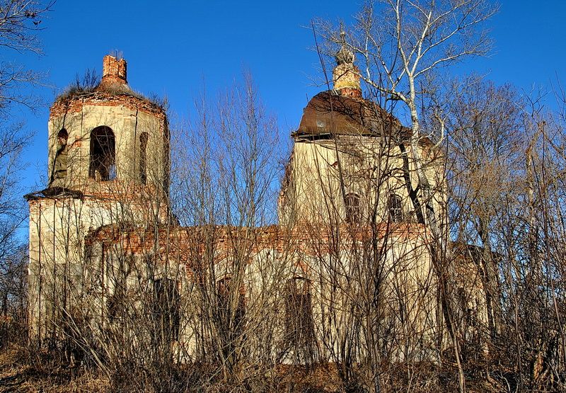 Ровки 1-е. Церковь Николая Чудотворца. фасады