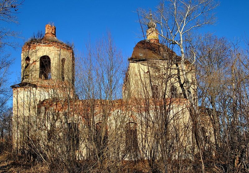 Церковь Николая Чудотворца, Ровки 1-е (Щёкинский район, Тульская область). фасады