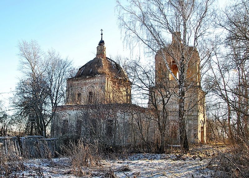 Ровки 1-е. Церковь Николая Чудотворца. фасады