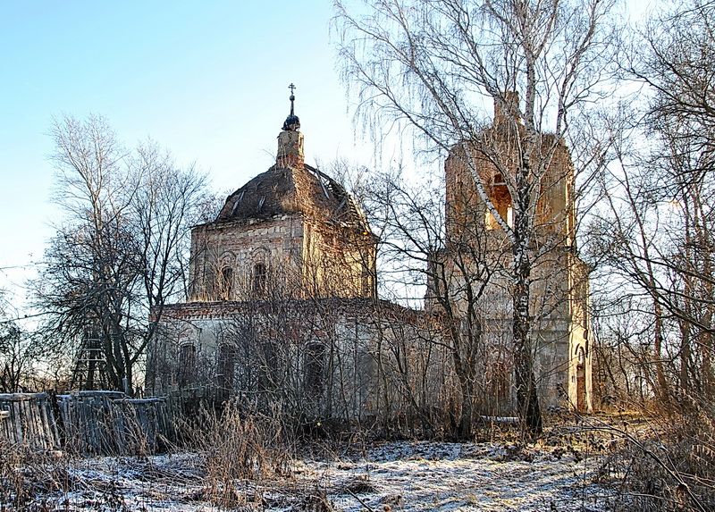 Церковь Николая Чудотворца, Ровки 1-е (Щёкинский район, Тульская область). фасады