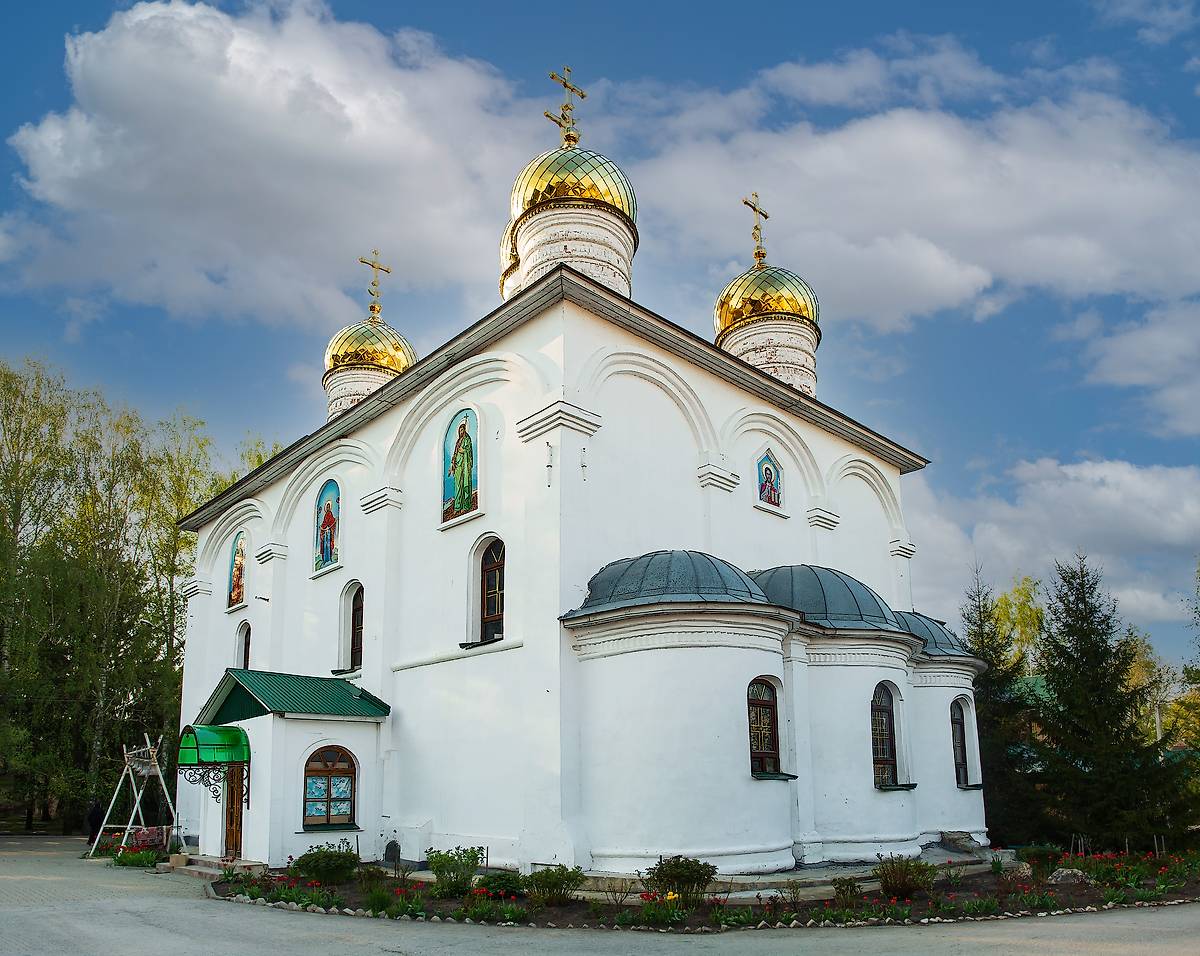 фасады. Троицкий монастырь. Собор Троицы Живоначальной, Лебедянь (Лебедянский район, Липецкая область)