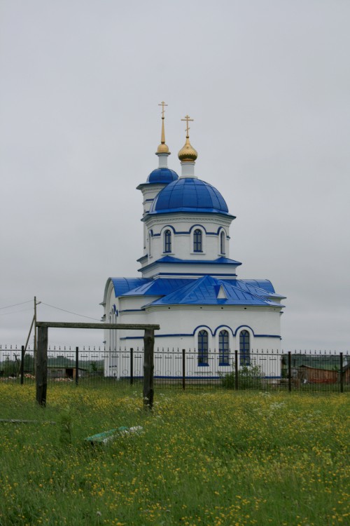 Ыбский Серафимовский женский монастырь. Церковь Серафима Саровского, Ыб (Сыктывдинский район, Республика Коми). фасады, Село Ыб. Ыбский Серафимовский женский монастырь. Церковь Серафима Саровского 
