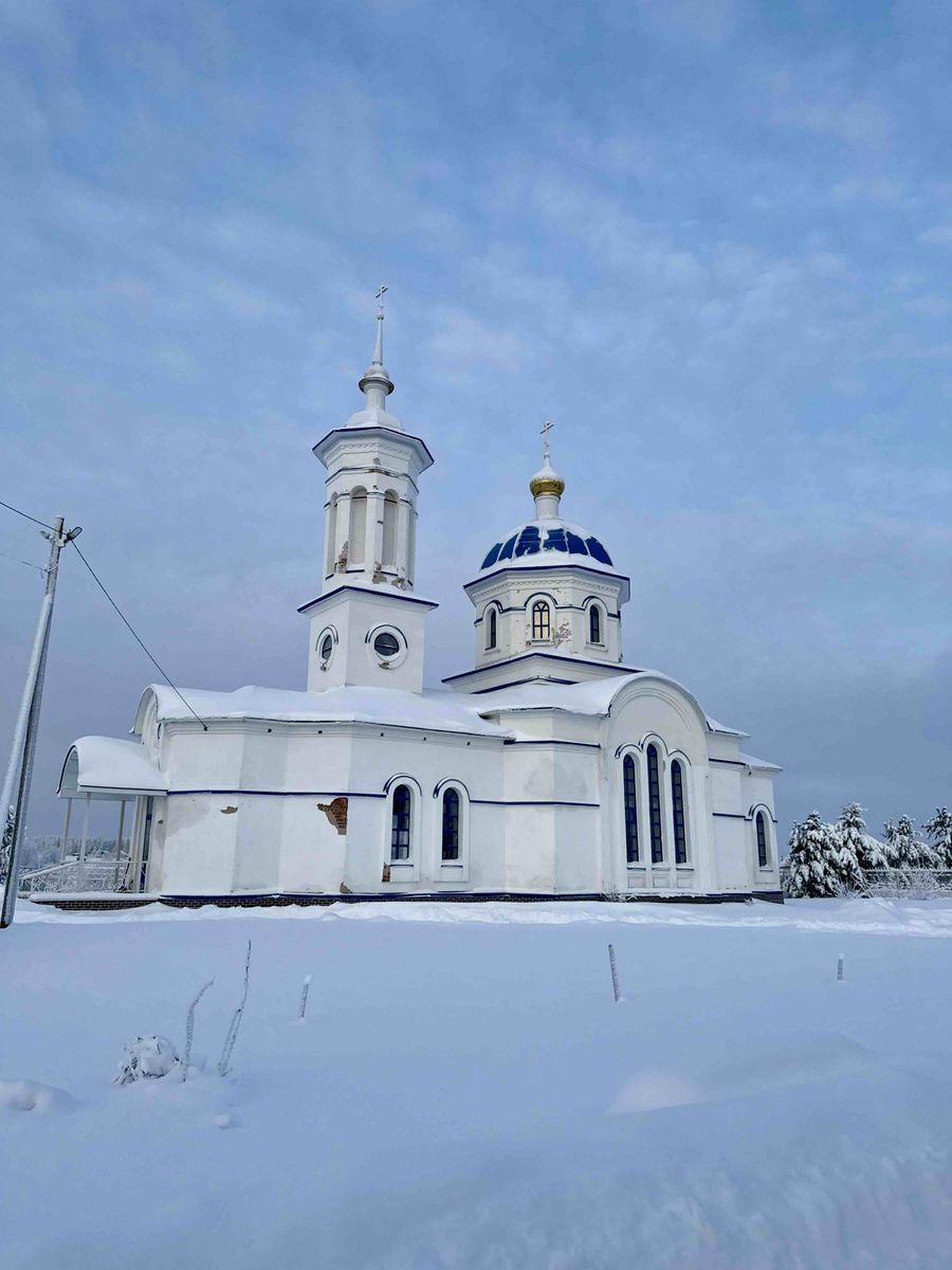 фасады. Ыбский Серафимовский женский монастырь. Церковь Серафима Саровского, Ыб (Сыктывдинский район, Республика Коми)