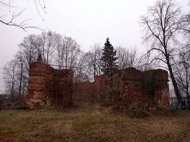 Церковь  Николая Чудотворца, Наговье (Торопецкий район, Тверская область). общий вид в ландшафте
