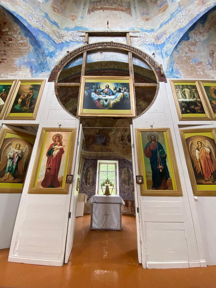 интерьер и убранство. Церковь Михаила Архангела, Лощемля (Максатихинский район, Тверская область)