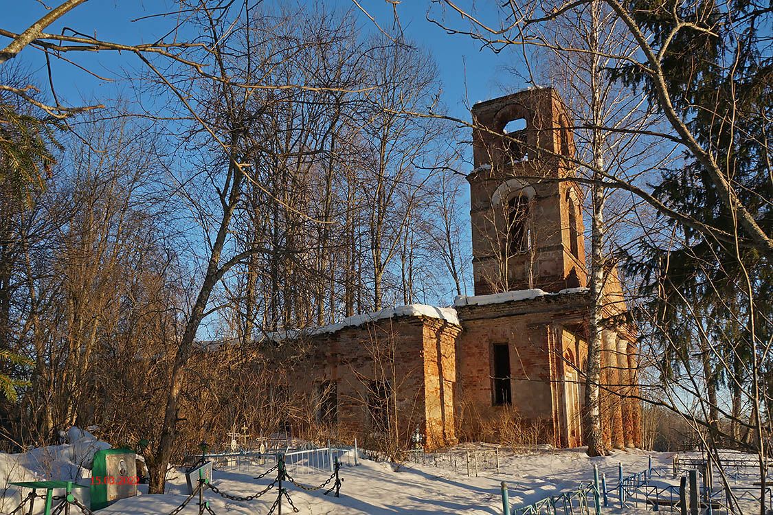 Церковь Николая Чудотворца, Грибны (Удомельский городской округ, Тверская область). фасады