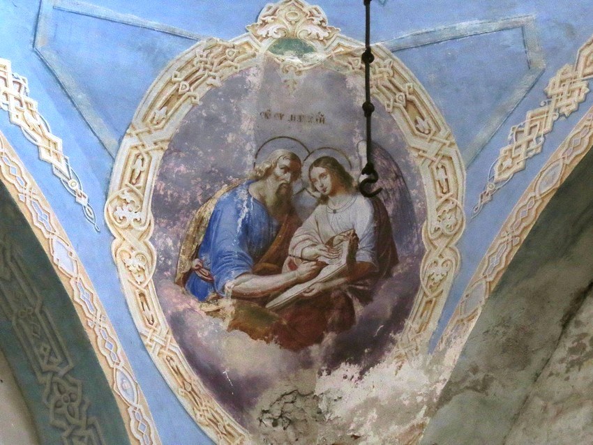 Церковь Успения Пресвятой Богородицы, Баскаки (Весьегонский район, Тверская область). интерьер и убранство, Фрагмент росписей