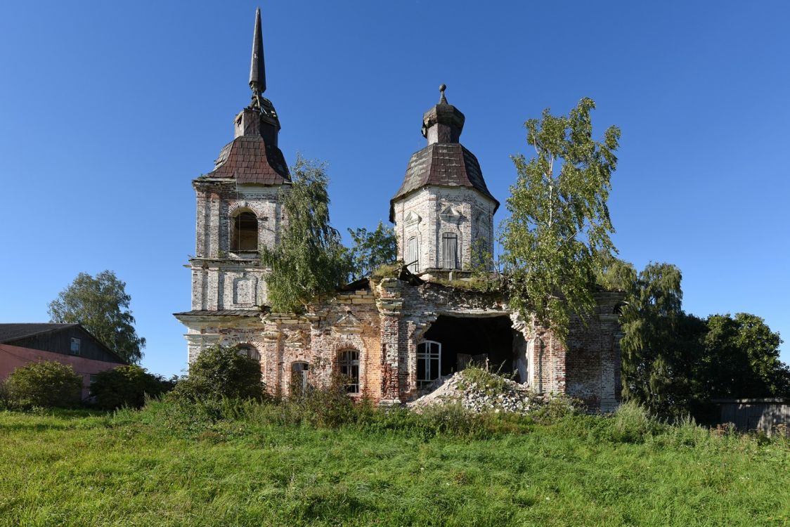 Церковь Вознесения Господня, Михайловское (Лесной район, Тверская область). фасады, Вид с юга