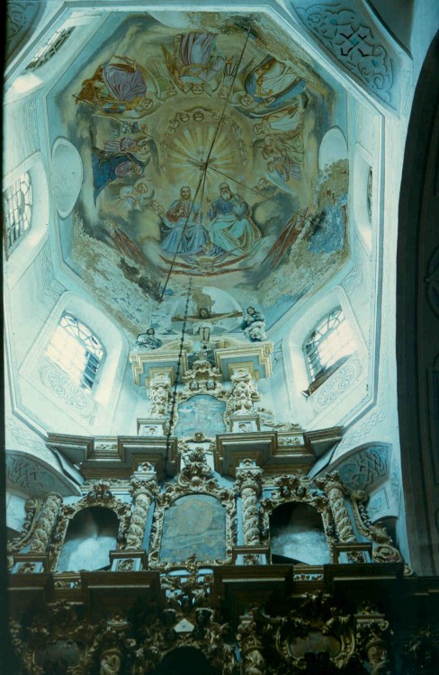 Осечно. Церковь Троицы Живоначальной. интерьер и убранство, фото 1994