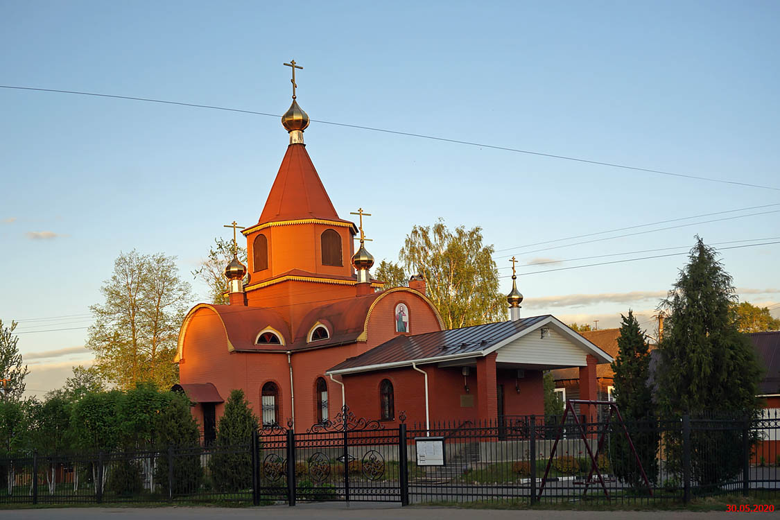 Архиепископа Тверского, церковь Фаддея, Красномайский (Вышневолоцкий район и г. Вышний Волочёк, Тверская область). общий вид в ландшафте