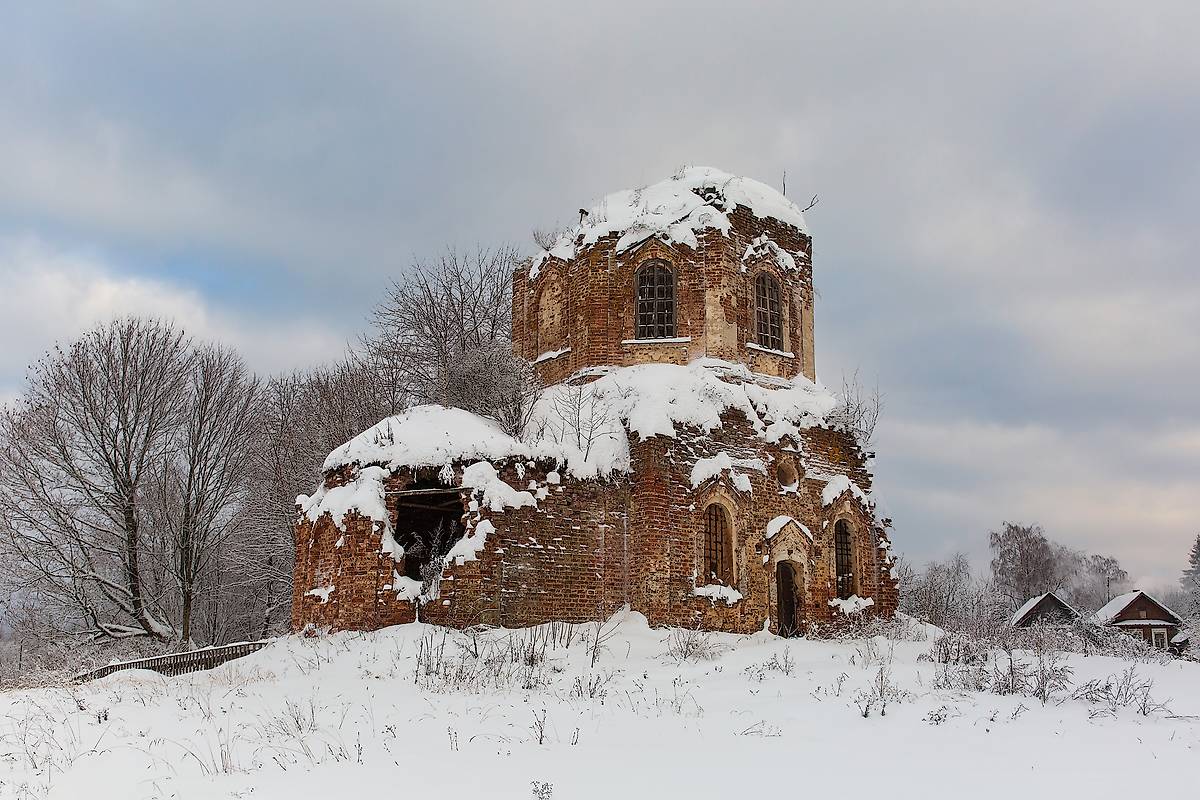 фасады. Церковь Димитрия Ростовского, Нишевицы (Торопецкий район, Тверская область)
